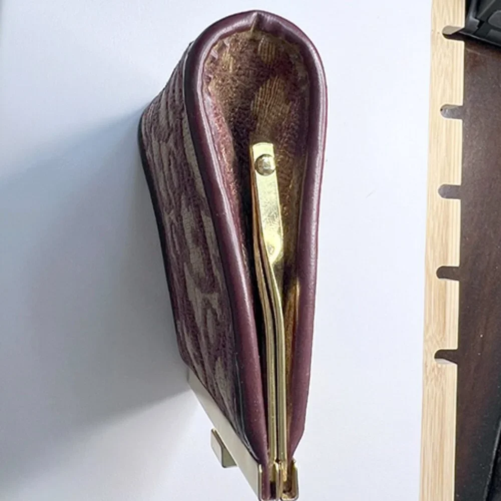DIOR Trotter Kisslock Vintage Coin Purse